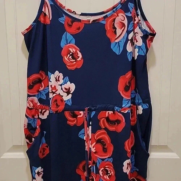 Boho Floral Jumpsuit Romper Size XXXL - Picture 4 of 11